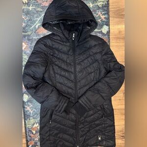 Spyder Women's Black Puffer Down Jacket